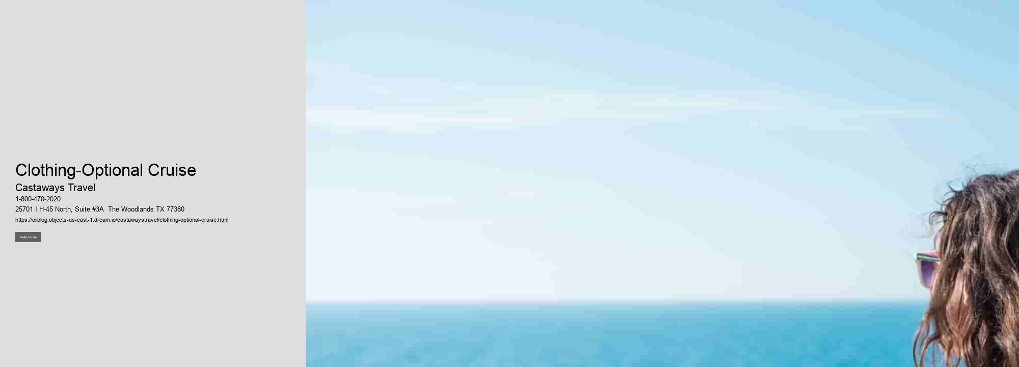 Clothing-Optional Cruise
