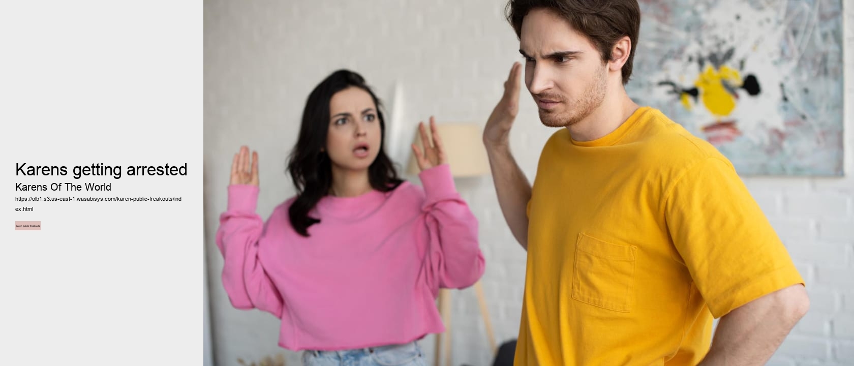 karens getting arrested