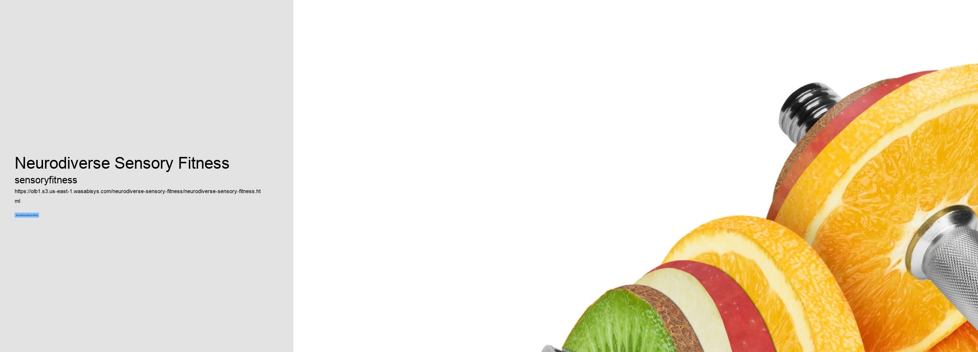 Neurodiverse Sensory Fitness
